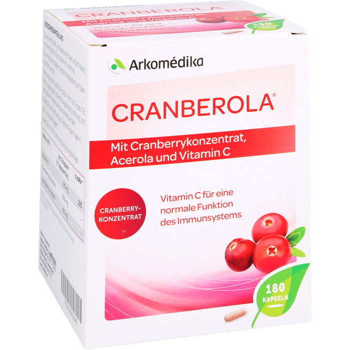 CRANBEROLA Kapseln, 180 pc Capsules