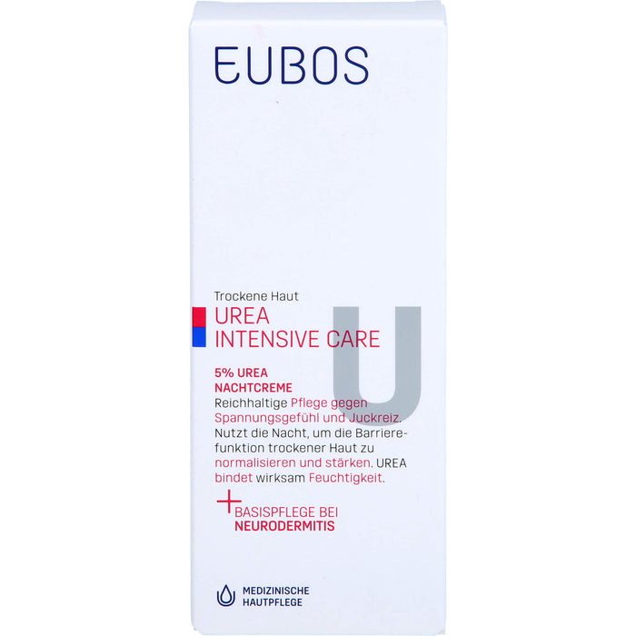 EUBOS Trockene Haut Urea 5% Nachtcreme, 50 ml XNC