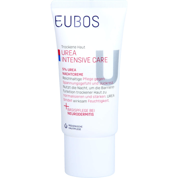 EUBOS Trockene Haut Urea 5% Nachtcreme, 50 ml XNC