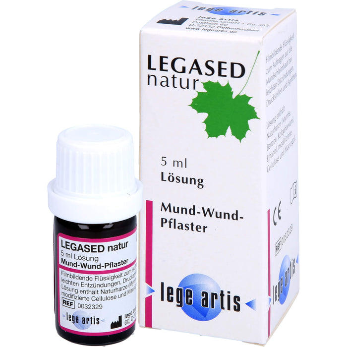 LEGASED natur Lösung bei entzündeter Mundschleimhaut., 5 ml Solution