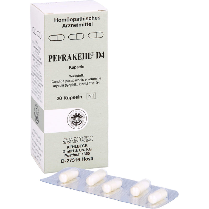 Pefrakehl D4 Kaps., 20 pcs. Capsules