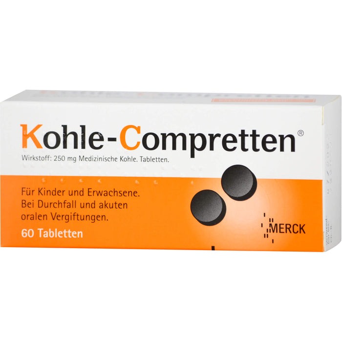 Kohle-Compretten, Tabletten, 60 St TAB