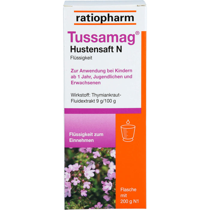 Tussamag Hustensaft N, 200 g Lösung