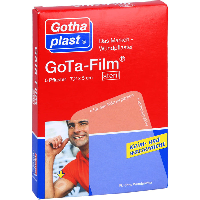 GoTa-Film sterile Pflaster 7,2 cm x 5 cm, 5 St. Pflaster