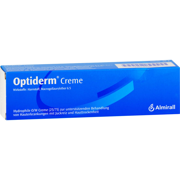 Optiderm Creme bei Hauterkrankungen mit Juckreiz und Hauttrockenheit, 50 g Cream