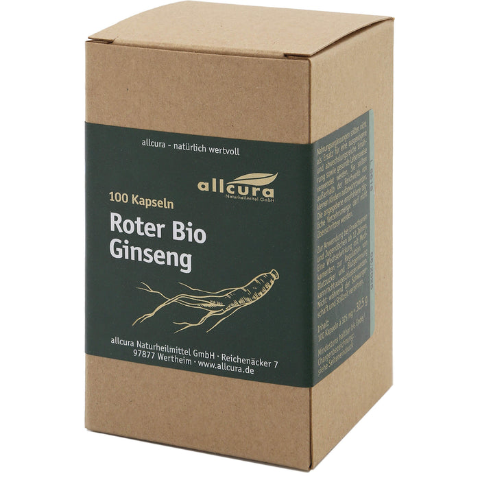 Roter Bio Ginseng, 100 St KAP