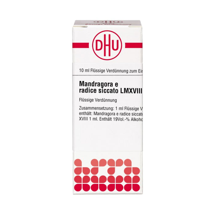 Mandragora e radice siccata LM XVIII DHU Dilution, 10 ml Lösung