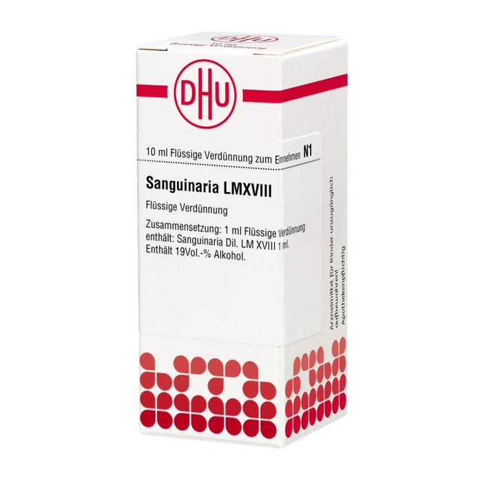 Sanguinaria LM XVIII DHU Dilution, 10 ml Lösung