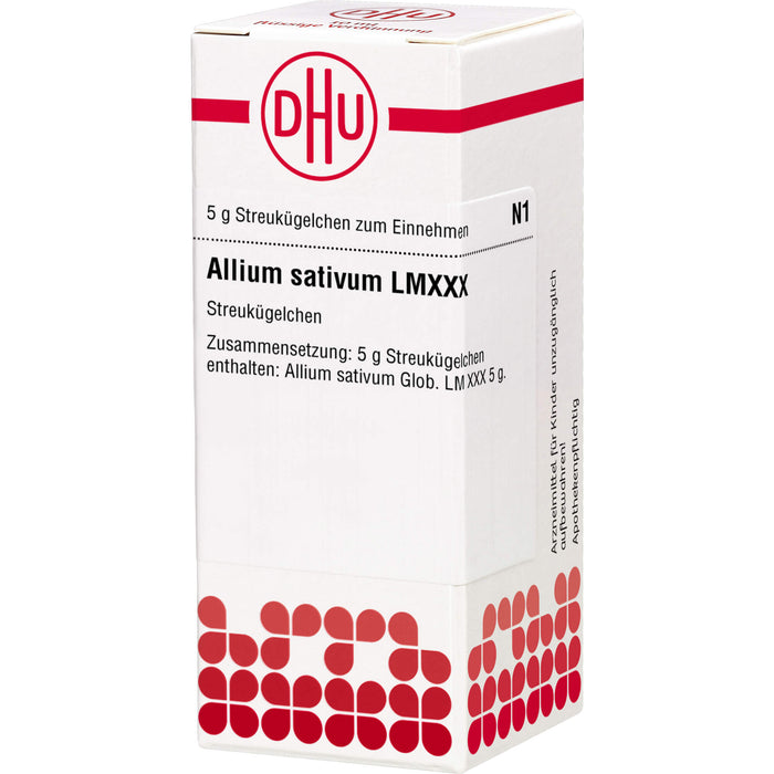 Allium sativum LM XXX DHU Globuli, 5 g Globuli