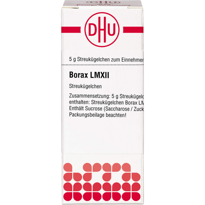 DHU Borax LM XII Streukügelchen, 5 g Globules