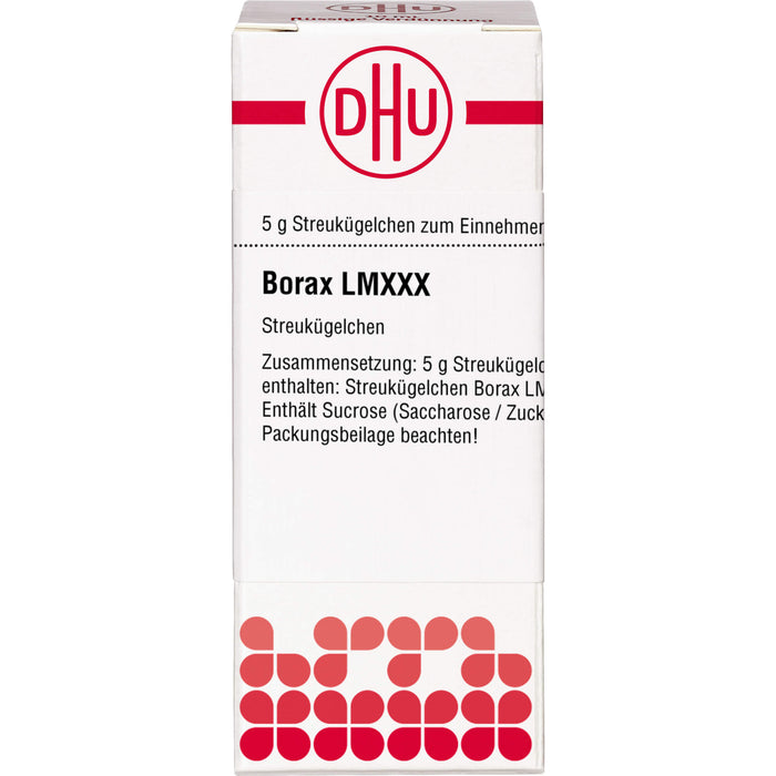 DHU Borax LM XXX Streukügelchen, 5 g Globules