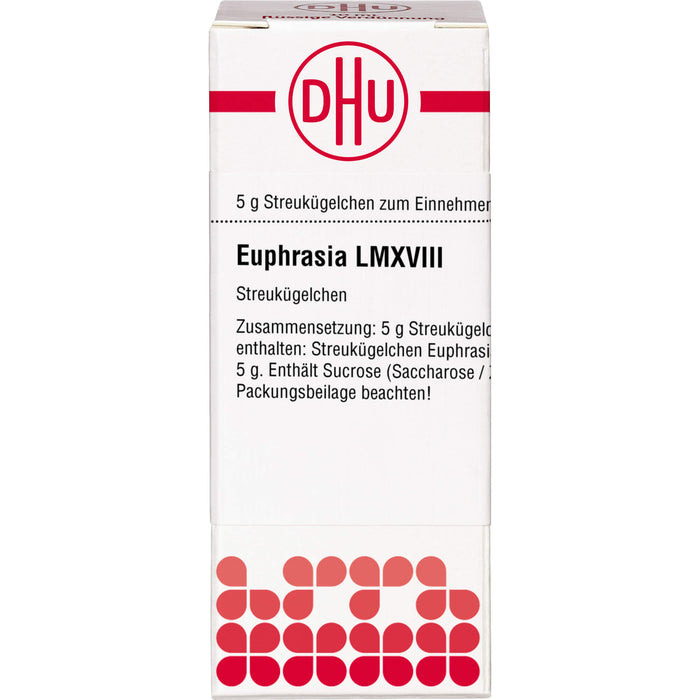 DHU Euphrasia LM XVIII Streukügelchen, 5 g Globules