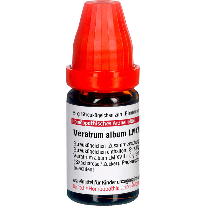 DHU Veratrum album LM XVIII Streukügelchen, 5 g Globules