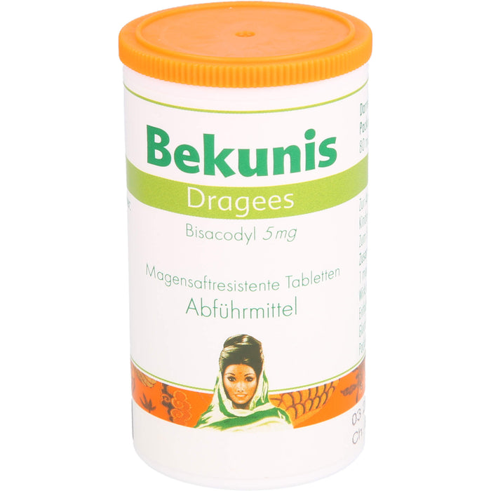 Bekunis Dragees Bisacodyl 5 mg Abführmittel, 80 pc Tablettes