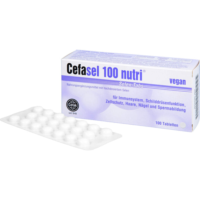 Cefasel 100 nutri Selen-Tabs Tabletten, 100 pcs. Tablets