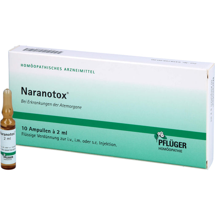 Naranotox Ampullen bei Erkrankungen der Atemorgane, 10 St. Ampullen