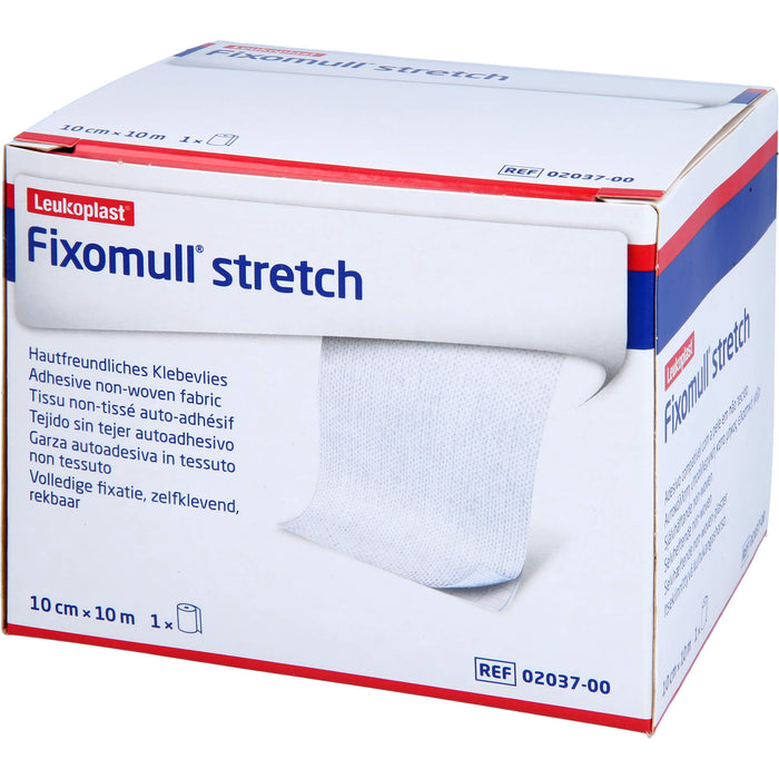 Fixomull Stretch 10 m x 10 cm Klebevlies zur Verbandfixierung, 1 St. Verbandzellstoff