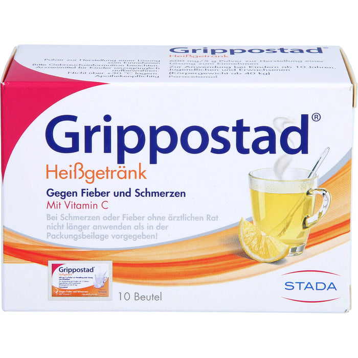 Grippostad Heißgetränk Pulver, 10 pc Sachets