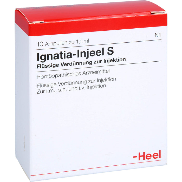 Heel Ignatia-Injeel S flüssige Verdünnung, 10 St. Ampullen