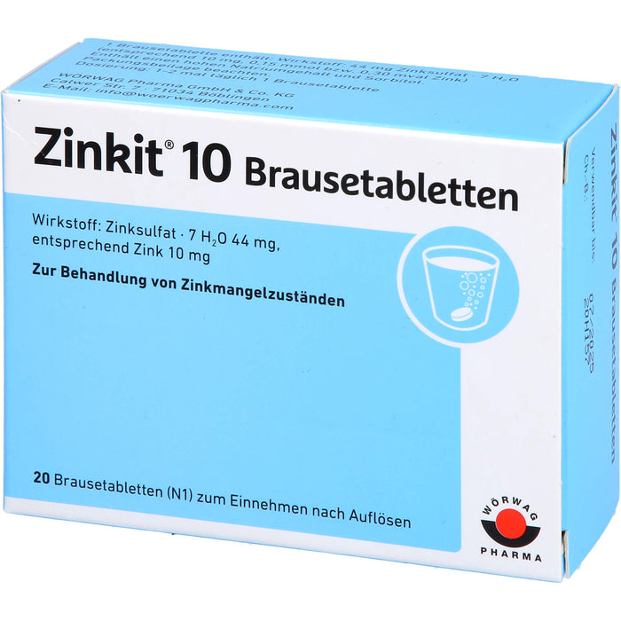 Zinkit 10 Brausetabletten, 20 pcs. Tablets