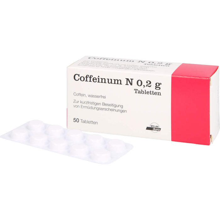 Coffeinum N 0.2 g Tabletten, 50 pc Tablettes