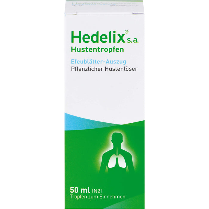 Hedelix s.a. Hustentropfen pflanzlicher Hustenlöser, 50 ml Solution