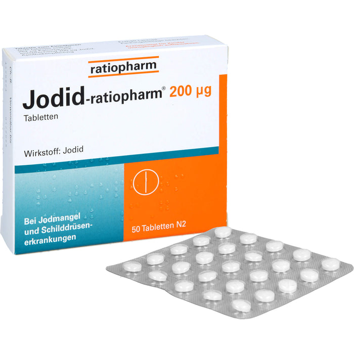 Jodid-ratiopharm 200 µg Tabletten, 50 St. Tabletten