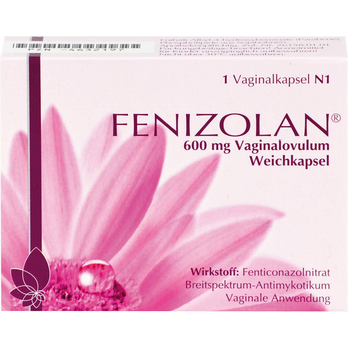 FENIZOLAN Vaginalovulum Weichkapsel Breitspektrum-Antimykotikum, 1 pc Suppositoires