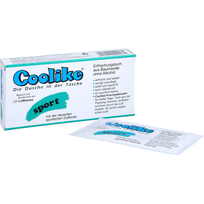 Coolike sport Erfrischungstuch aus reiner Baumwolle, 5 pc Tissus