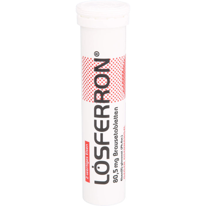 LÖSFERRON Brausetabletten gegen Eisenmangel, 100 pcs. Tablets