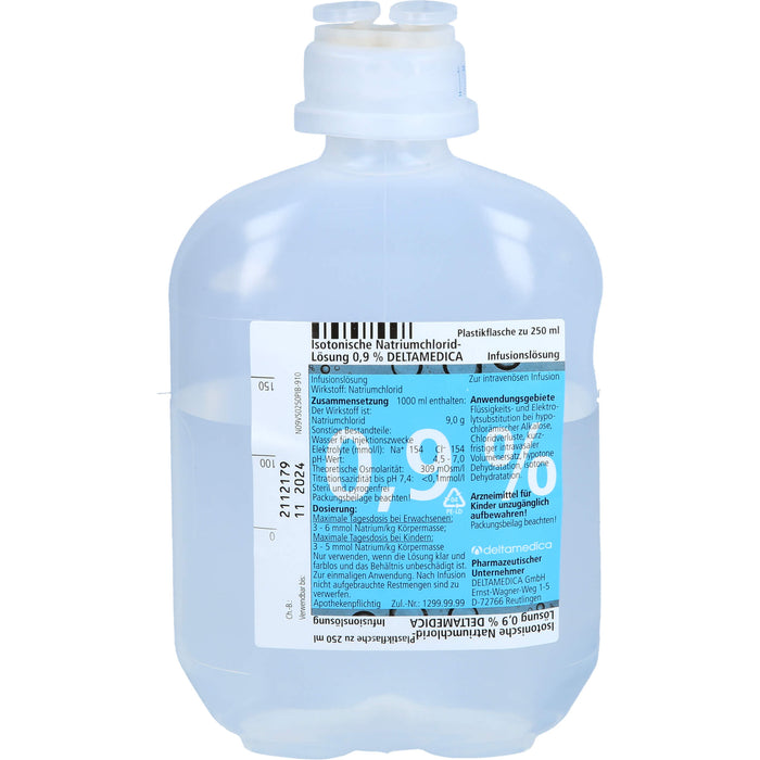 Isotonische Natriumchlorid-Lösung 0,9 % DELTAMEDICA Infusionslösung, 2500 ml Solution