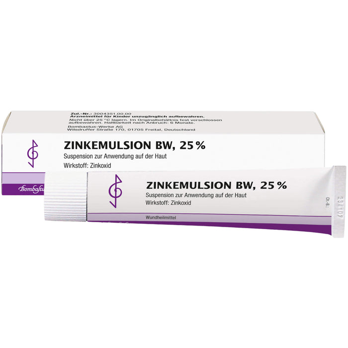 Zinkemulsion BW, 25 % Suspension zur Anwendung auf der Haut, 50 ml Lösung