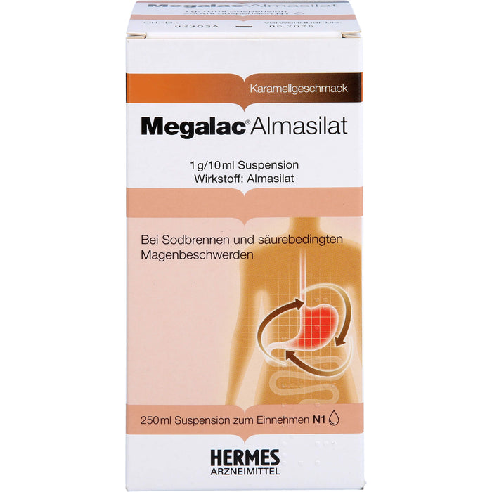 Megalac Almasilat, 1 g/10 ml Suspension, 250 ml SUS