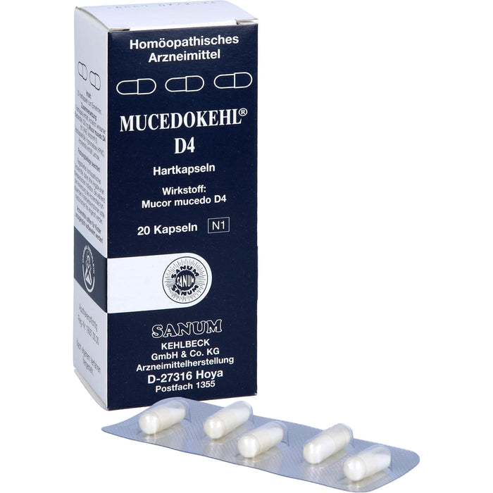 Mucedokehl D4 Kaps., 20 pc Capsules