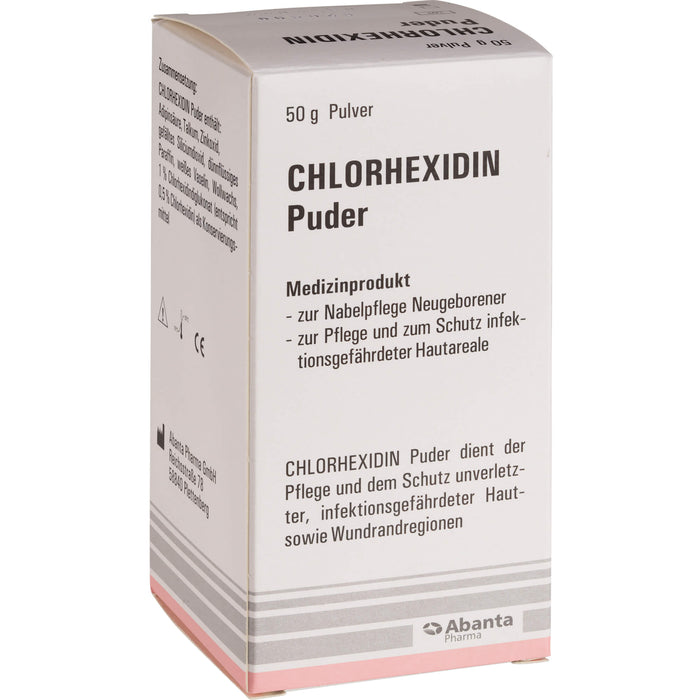 Abanta Pharma Chlorhexidin Puder, 50 g Poudre