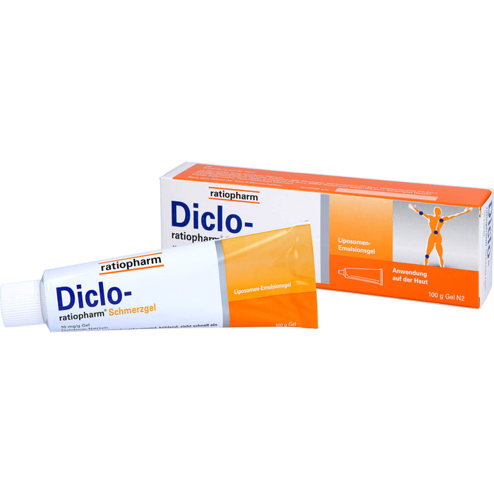 Diclo-ratiopharm Schmerzgel, 100 g Gel