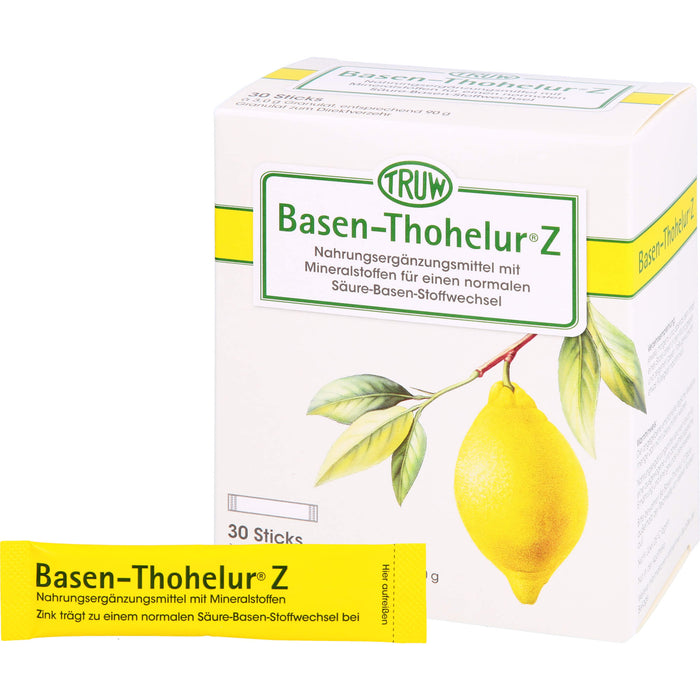 Basen-Thohelur Z Sticks für einen normalen Säure-Basen-Stoffwechsel, 30 pc Sachets