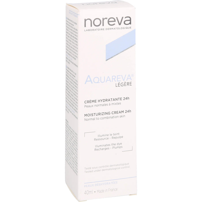 noreva Aquareva Feuchtigkeitscreme 24h, 40 ml Cream