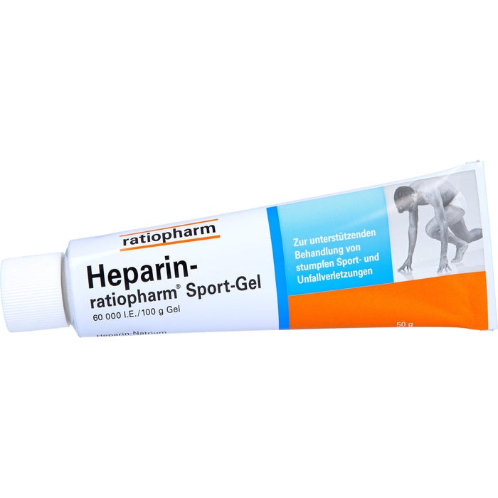 Heparin-ratiopharm Sport-Gel, 60000 I.E./100 g Gel, 50 g GEL