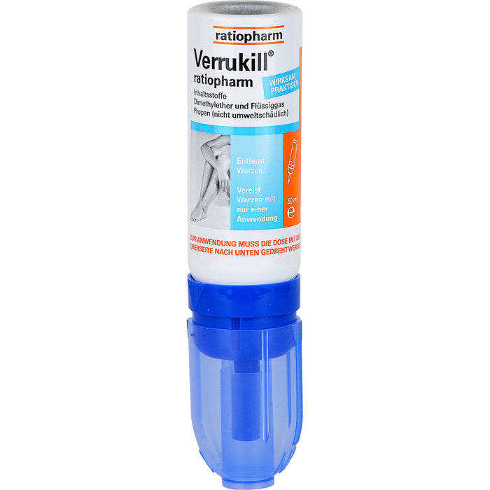 Verrukill-ratiopharm Spray zur Vereisung von Warzen, 50 ml Lösung