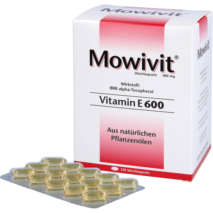 Mowivit Vitamin E 600, Weichkapsel, 150 St KAP