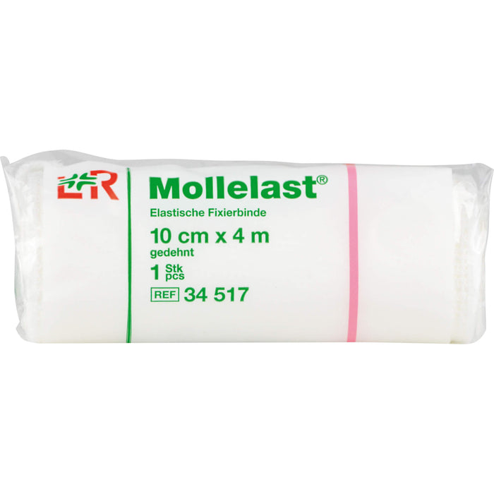 Mollelast Elastische Fixierbinde 10 cm x 4 m, 1 pc Bandage