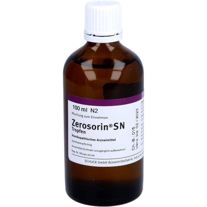 Zerosorin SN Tropfen, 100 ml TRO