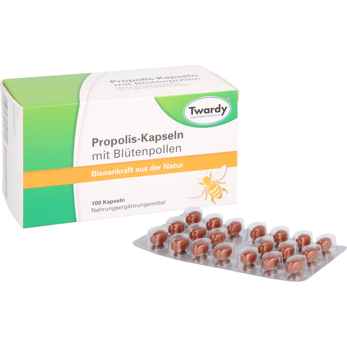 Twardy Propolis-Kapseln mit Blütenpollen, 100 St. Kapseln