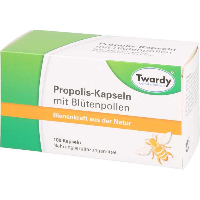 Twardy Propolis-Kapseln mit Blütenpollen, 100 St. Kapseln