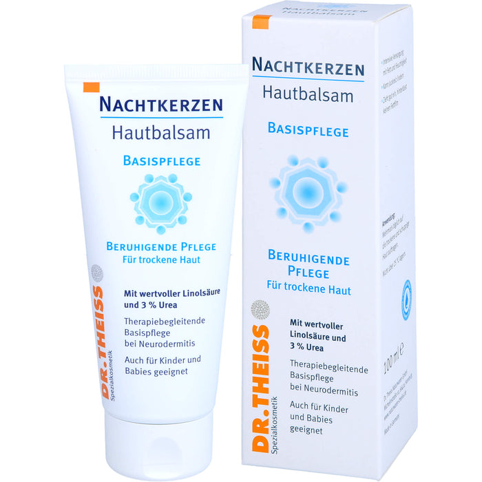 DR.THEISS Nachtkerzen Hautbalsam beruhigende Pflege für trockene Haut, 100 ml Creme