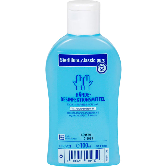 Sterillium Classic Pure Hände-Desinfektionsmittel, 100 ml Lösung