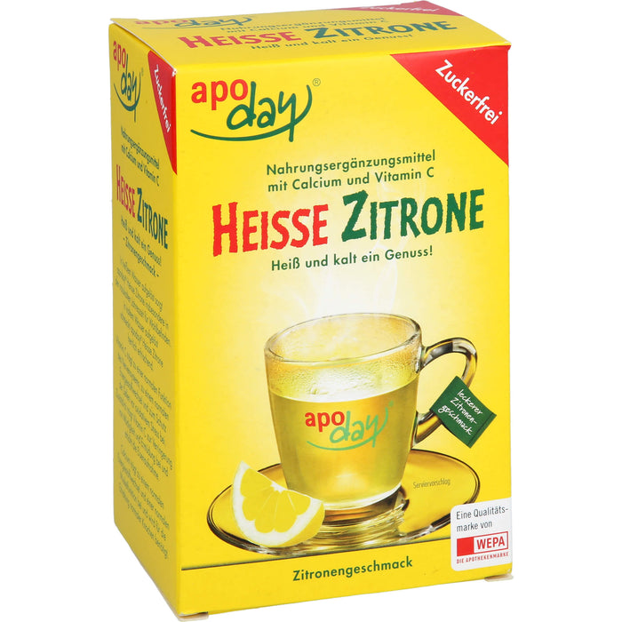 apoday Heisse Zitrone zuckerfrei Beutel, 10 pcs. Sachets