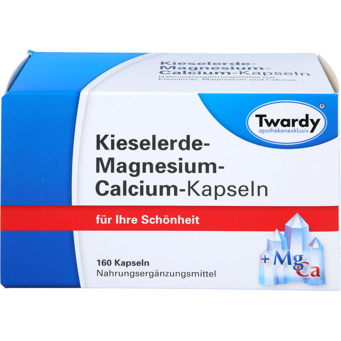 Twardy Kieselerde-Magnesium-Calcium-Kapseln für Ihre Schönheit, 160 pc Capsules