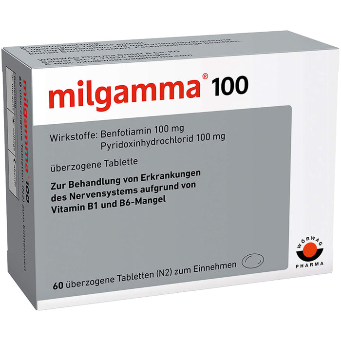 milgamma 100 überzogene Tabletten, 60 pc Tablettes